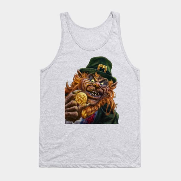 Leprechaun Tank Top by MalSemmensArt